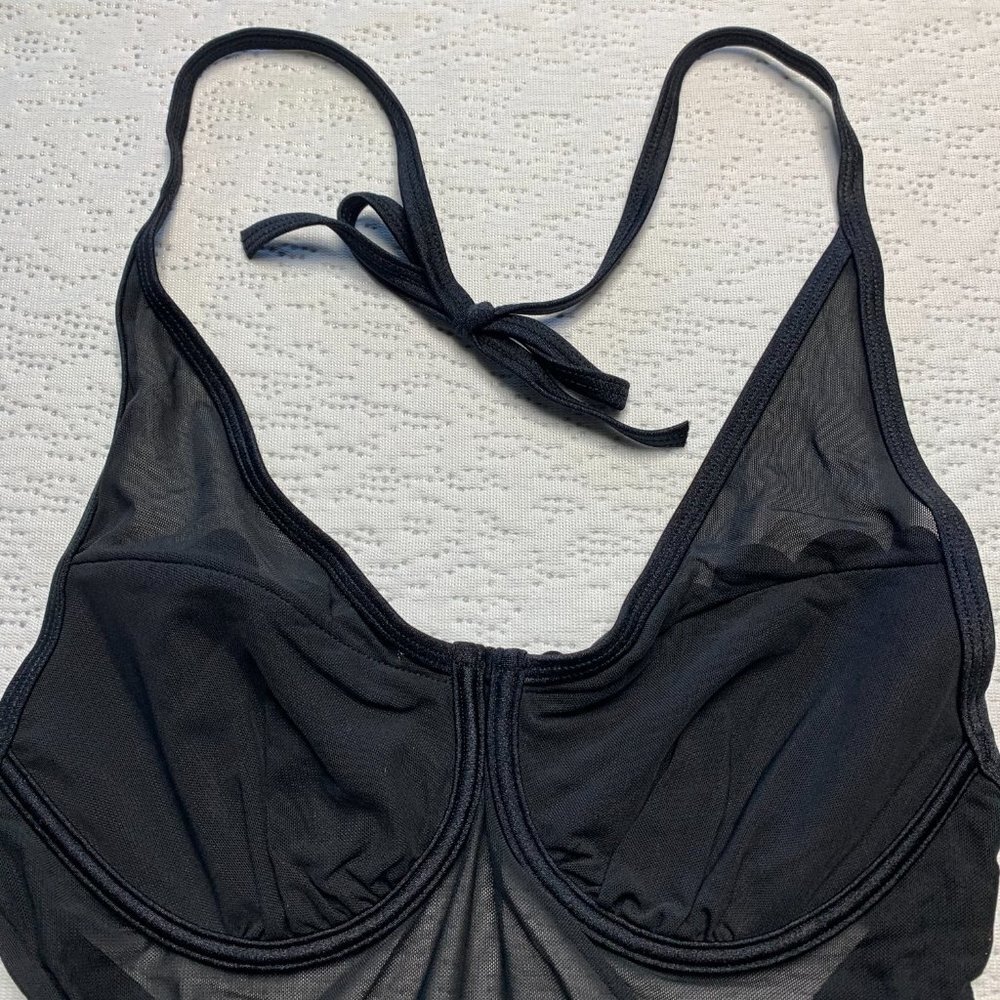 Ted Baker Women's Kesia Swimsuit Black Mesh 34C/D - Picture 5 of 14
